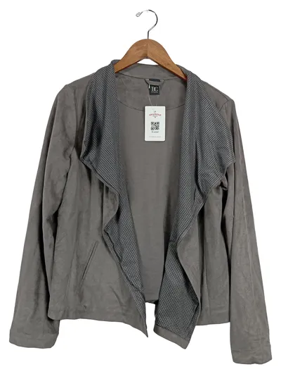 BEST CONNECTIONS Damen Strickjacke Gr. 40 Grau Modern