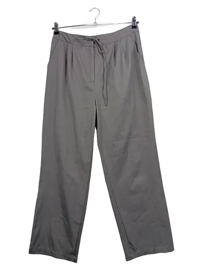 Dazy Damen Stoffhose Freizeithose Grau XL mit Kordelzug Casual