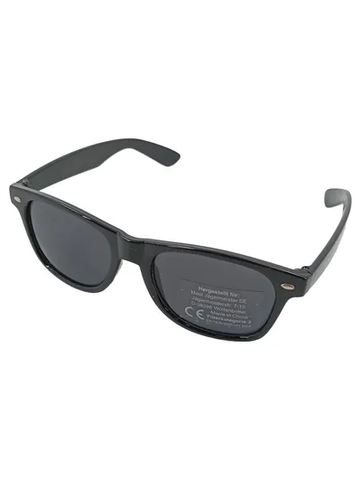 Jägermeister Wayfarer Sonnenbrille Retro Casual Kunststoff Uni Schwarz