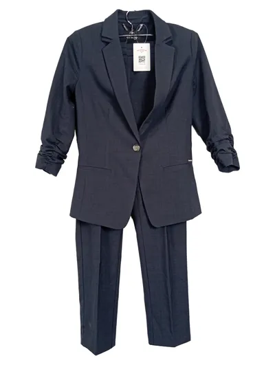 ORSAY Damen Hosenanzug Business Gr. 34/XS Blau Blazer Hose