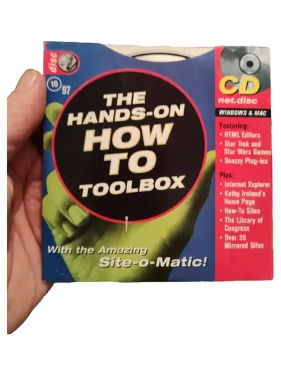 The Hands-On How To Toolbox CD net.disc Windows & Mac Vintage 1997