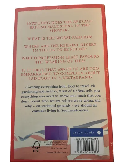 8 out of 10 Brits Humorbuch Arrow Books Britische Eigenheiten Fakten