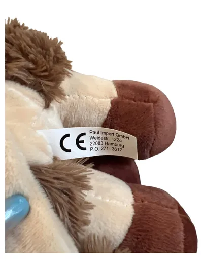 PAUL Import GmbH Kuscheltier Lama Plüschtier Mehrfarbig 24cm Stofftier