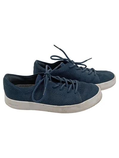 Giesswein Herren Sneaker Blau Gr. 40 Strick Schnürschuhe Casual