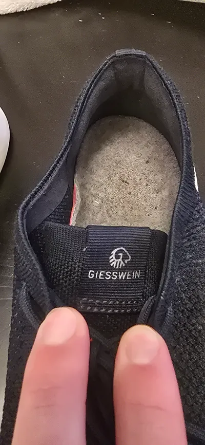 Giesswein Herren Sneaker Blau Gr. 40 Strick Schnürschuhe Casual