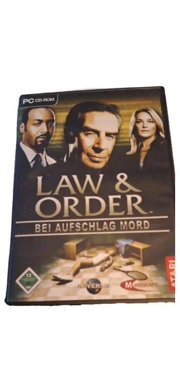Law & Order Bei Aufschlag Mord PC CD-ROM Mindscape Adventure Spiel