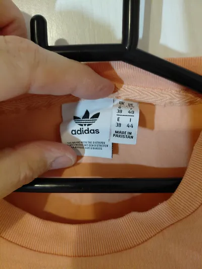 Adidas Originals Damen T-Shirt Trefoil Logo Rosa Gr. 38 M