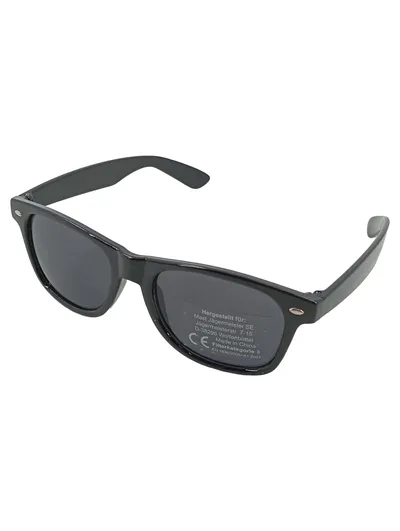 Jägermeister Sonnenbrille Unisex Retro Schwarz Wayfarer-Stil