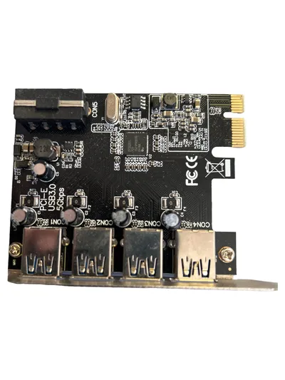 CSL PCI-E USB 3.0 Erweiterungskarte Adapter PC Desktop Hub 4 Ports 5Gbps