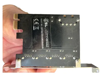 CSL PCI-E USB 3.0 Erweiterungskarte Adapter PC Desktop Hub 4 Ports 5Gbps