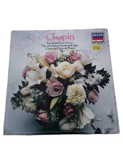 Chopin Favourite Piano Pieces Vinyl LP Decca Viva Klassik