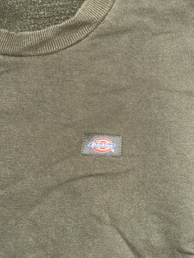 Dickies Sweatshirt Herren Gr. S Oliv Grün Pullover Sweater Logo