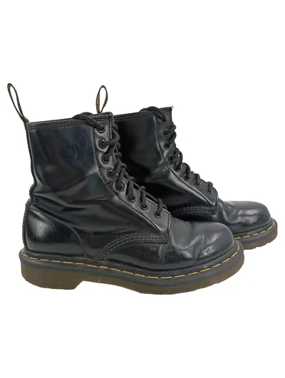 Dr. Martens 1460 Damen Stiefelette Gr. 37 Schwarz Streetwear Boots Leder