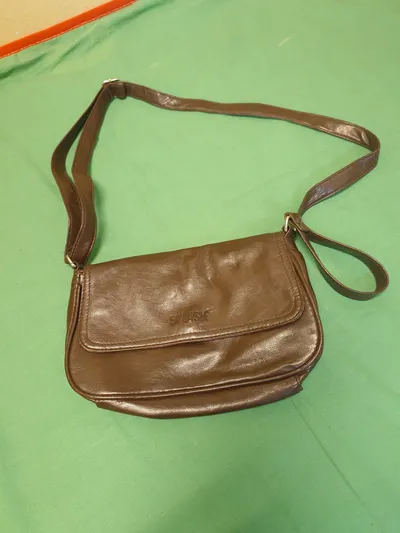 SPLASH Damen Umhängetasche Lederoptik Braun Casual Schultertasche