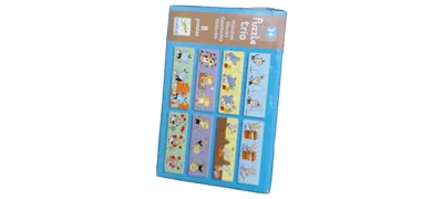 Djeco Puzzle Trio Histories Lernpuzzle 8 Puzzles ab 3 Jahren