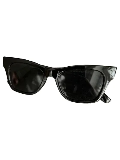 ASOS Damen Sonnenbrille Cat-Eye Schwarz Kunststoff Modisch