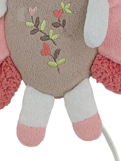 Fehn Baby Spieluhr Schmetterling Rosa Plüsch Kuscheltier Musik Mobile