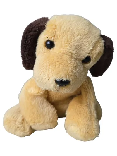 Topline Kuscheltier Plüschtier Hund Beige 13 cm Stofftier Welpe