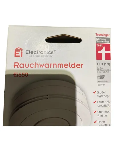 Ei Electronics Ei650 Rauchmelder 10 Jahre Batterie Weiß