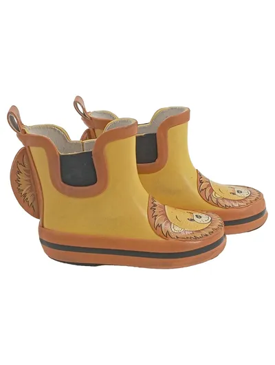 Beck Kinder Hausschuhe Löwe Gelb Gr. 21 Tiermotiv Slip-On
