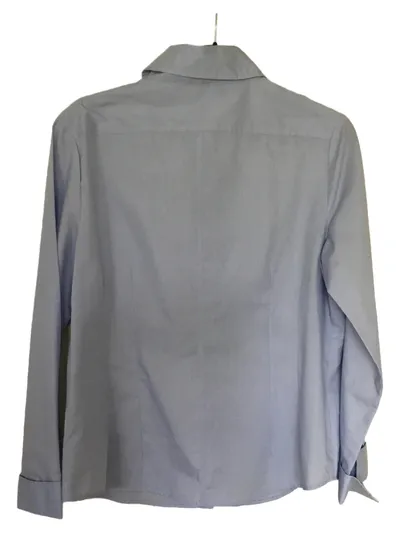 Barisal Damen Business Hemd Gr. 42 Blau Langarm Bluse Büro Elegant