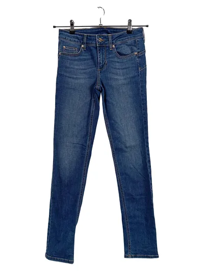 Liu Jo Damen Jeans Slim Fit W28 Gr. 34 Blau Stretch Milano