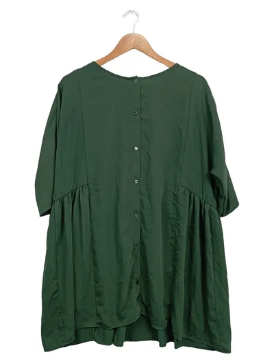 Monki Damen Blusenkleid Gr. 36/S Grün