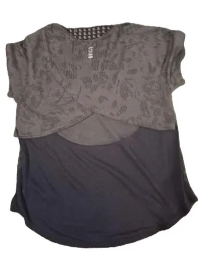 Under Armour Damen Sport Shirt HeatGear Gr. XL Grau Fitness
