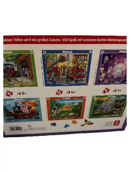 Asso Rahmenpuzzle Einhorn Elfe 51 Teile Kinder Puzzle ab 4 Jahre Wald 2