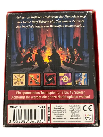 Asmodee Werwölfe von Düsterwald Kartenspiel Gesellschaftsspiel Partyspiel