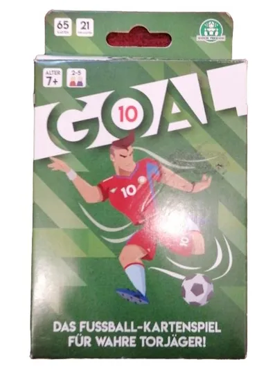 Game Factory GOAL 10 Fußball Kartenspiel Strategie Familien Party 2-5 Spieler