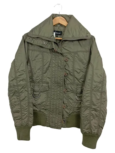 Sublevel Damen Steppjacke Gr. S/36 Oliv Bomberjacke Übergangsjacke