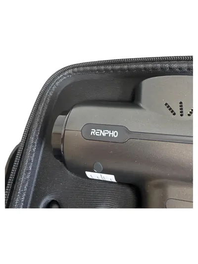 RENPHO Massagegerät mit Zubehör Set Schwarz Muskelmassage Akku USB