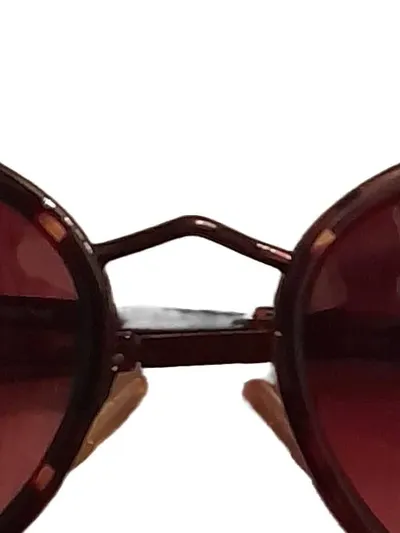Cole Haan Damen Sonnenbrille Rund Schildpatt-Optik Klassisch