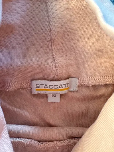 STACCATO Baby Hose Mädchen Gr. 62 Rosa Blumenmuster Baumwolle