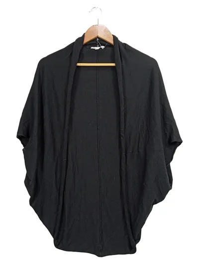 Esprit Damen Cape Strickjacke Gr. 40/L Schwarz Casual