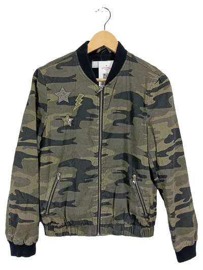 ZARA Blouson Damen S Camouflage Jacke Streetwear Mehrfarbig