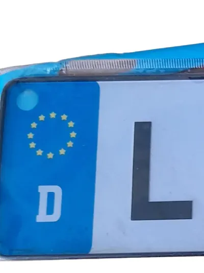 Out of the Blue Blechschild Kennzeichen Louis Retro Metall Mehrfarbig Deko