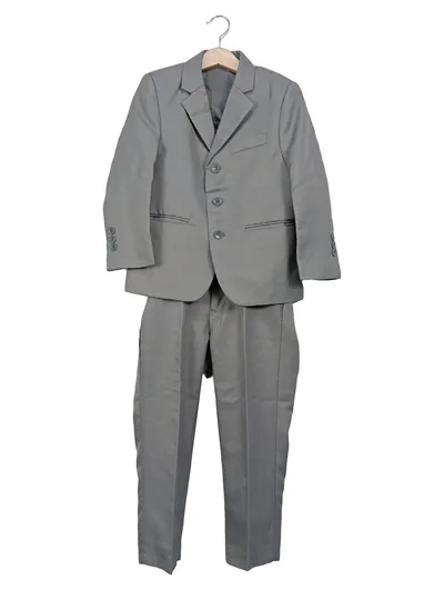 Shiny Penny Jungen Anzug Grau Elegant Gr. 128 Festlich Polyester