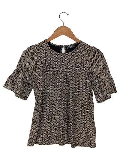 Vive Maria Damen Bluse Gr. 34/XS Mehrfarbig Grafisch Halbarm