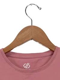 Dare 2b Damen Sport Shirt Rosa Gr. 34/XS Palmen-Sonnenuntergang-Print 3