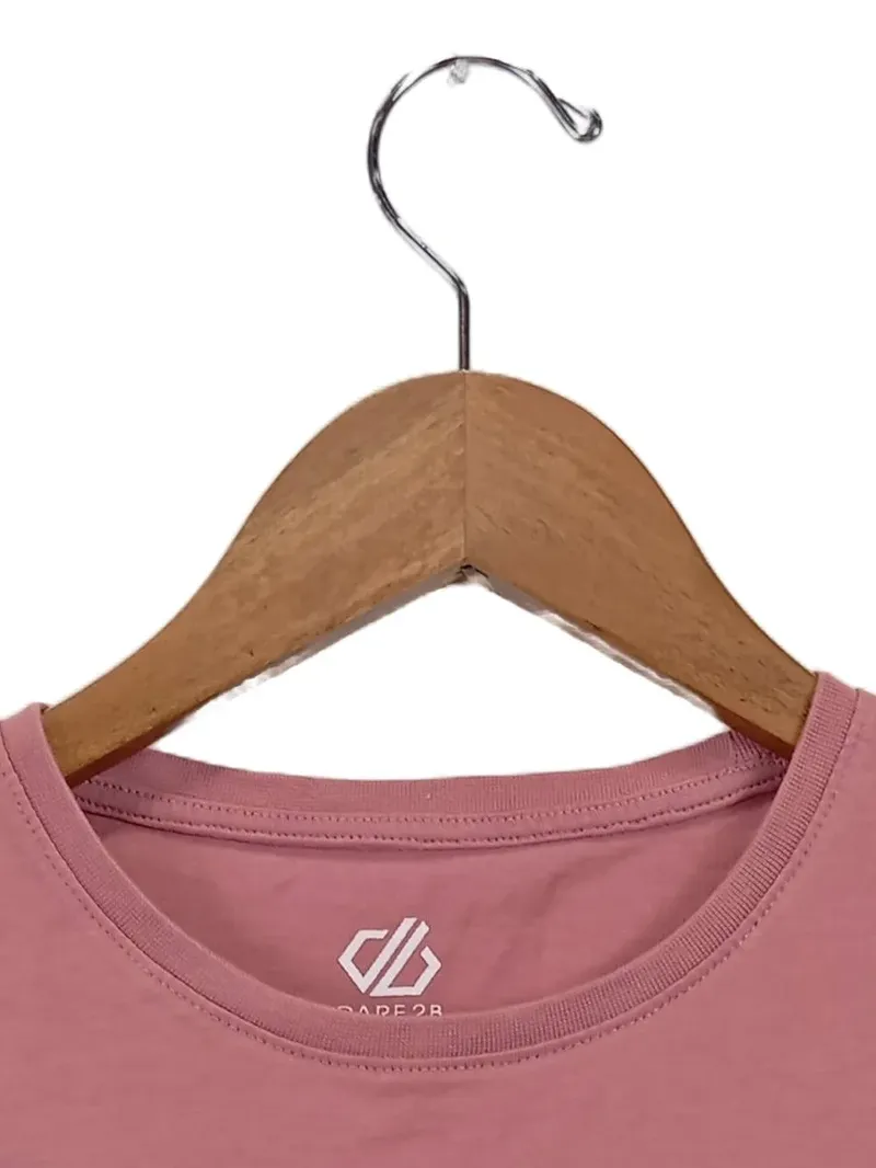 Dare 2b Damen Sport Shirt Rosa Gr. 34/XS Palmen-Sonnenuntergang-Print 3