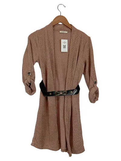 Aefan Businesskleid Strick 3/4-Arm Beige Gr. UNI Casual Herbst/Winter
