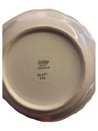 Edelstein Maria-Theresia Suppenteller Blumenmuster Klassisch Weiß 20cm Porzellan 2