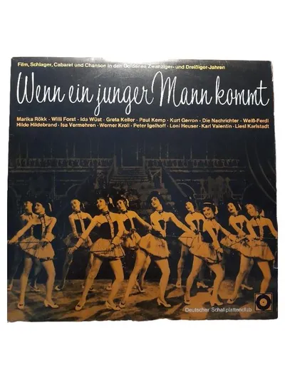 Deutscher Schallplattenclub Schlager Oldies Vinyl 20er 30er Jahre Film Chanson