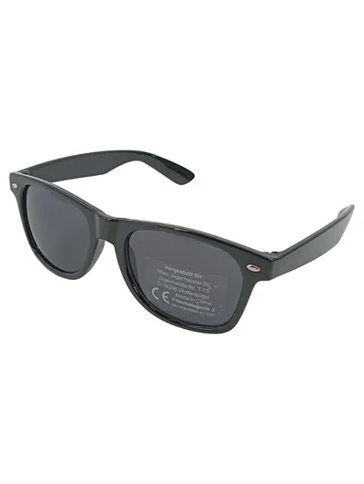 Jägermeister Wayfarer Sonnenbrille Retro Casual Kunststoff Schwarz