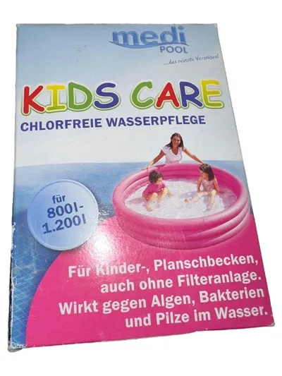mediPOOL Kids Care Chlorfreie Wasserpflege 250ml Planschbecken Kinder