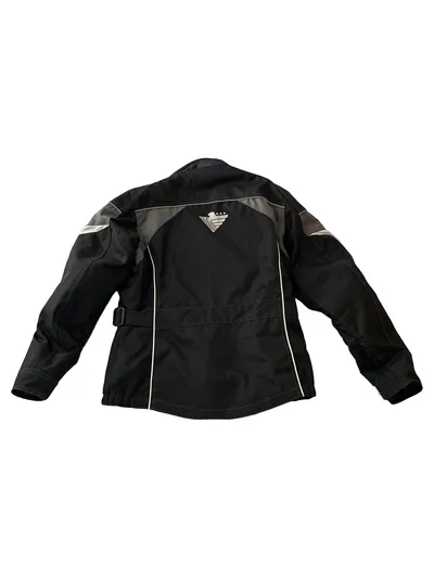 Cycle Spirit London Motorradjacke Herren Gr. 42/XL Schwarz Grau