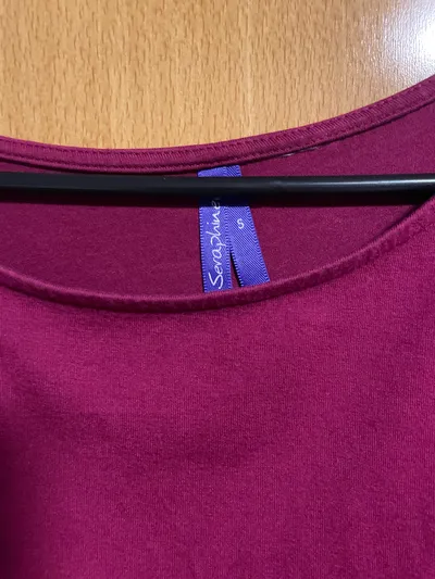 Seraphine Damen Freizeitkleid Gr. 34/XS Rot Casual Viskose
