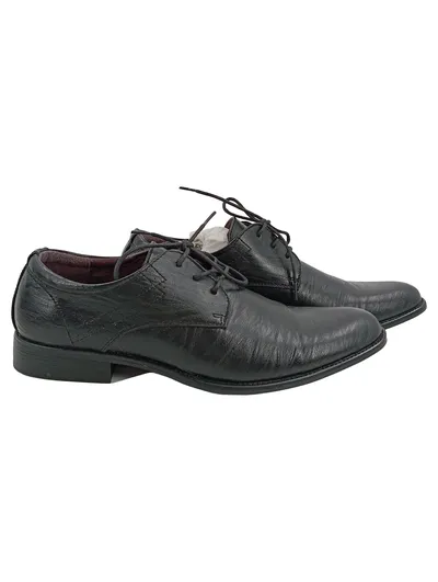 Memphis One Herren Schnürschuhe Business Klassisch Schwarz Gr. 43